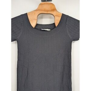 M.M.LaFleur The Danica Dress Black Geo Micro Knit Size Medium